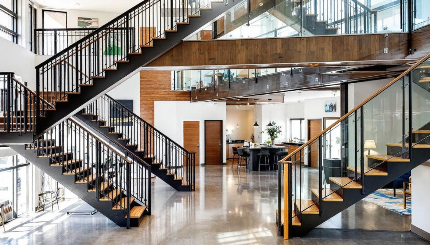 Choisir l'escalier idéal : matériaux et styles divers