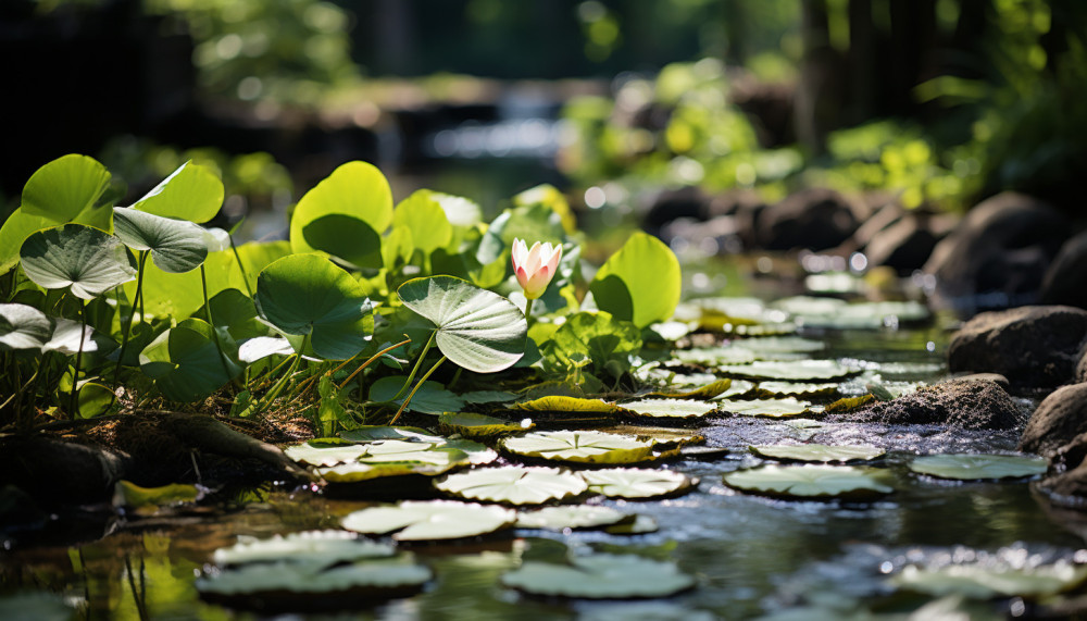 Autres - Les différents types de plantes aquatiques dans un espace vert